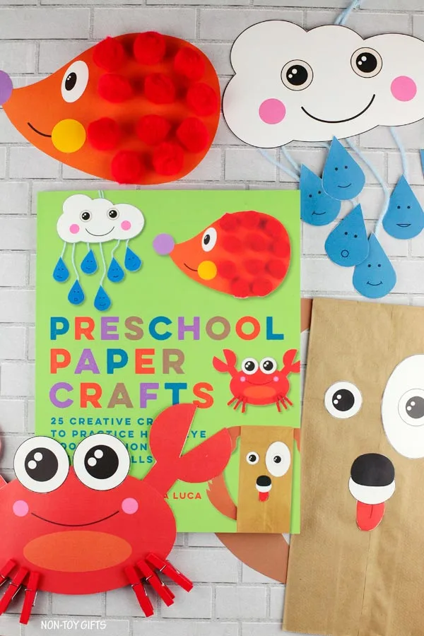 Preschool paper crafts book - EASY CARFTS