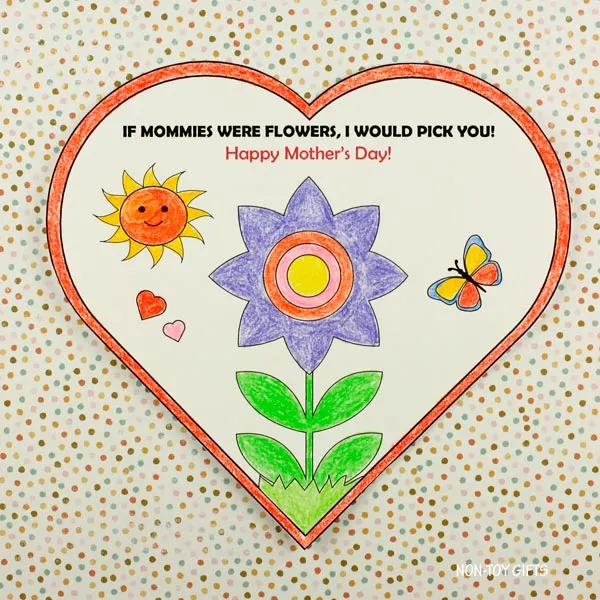 If mommies were flowers, I would pick you card