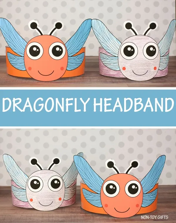 dragonfly headband for kids to make this spring or summer