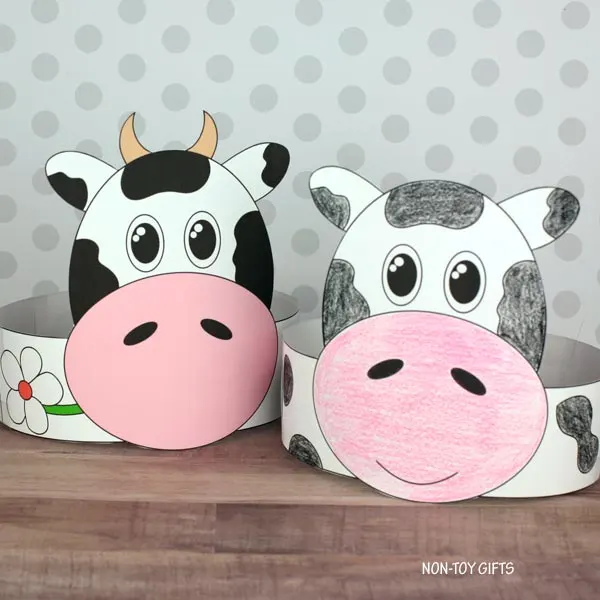cow headband  for preschoolers