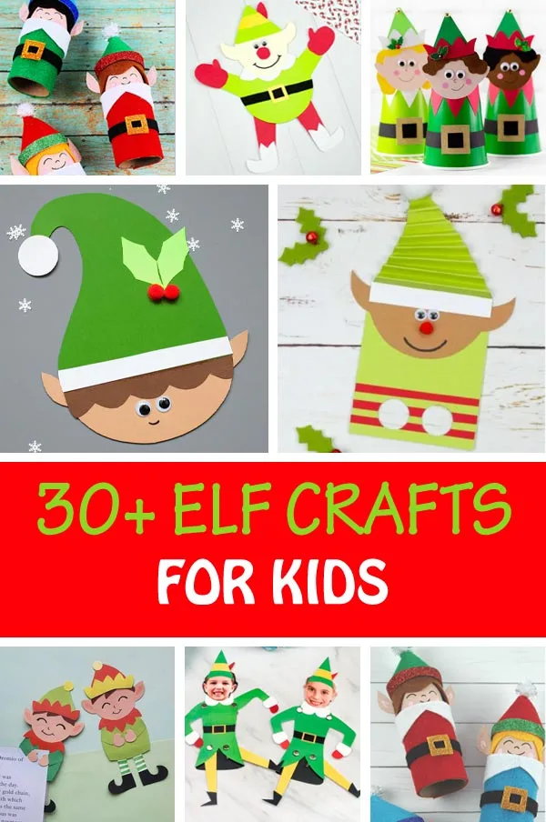 Elf crafts for preschoolers and older kids