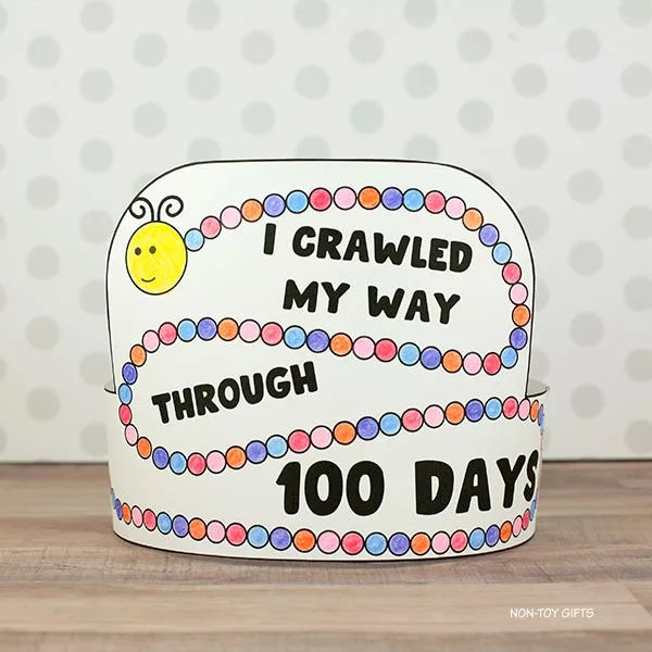 I crawled my way through 100 days headband
