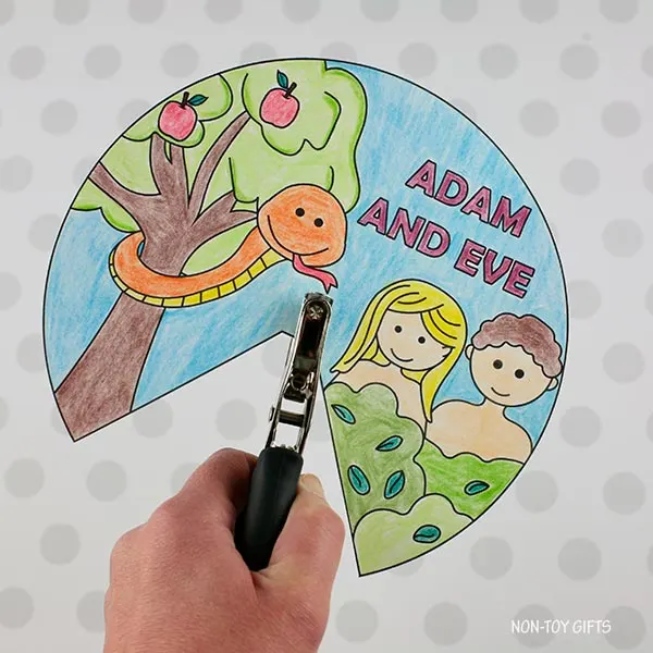 make a hole in the cover