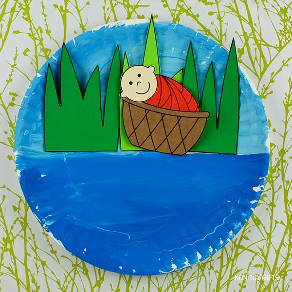 Baby Moses craft for Sunday School
