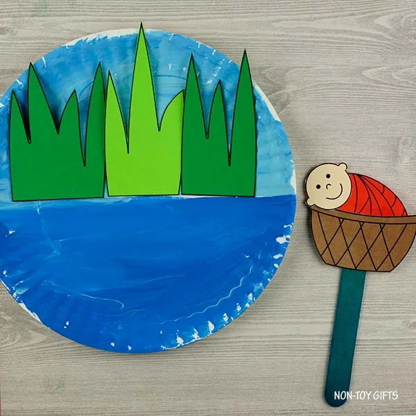 easy baby Moses interactive craft