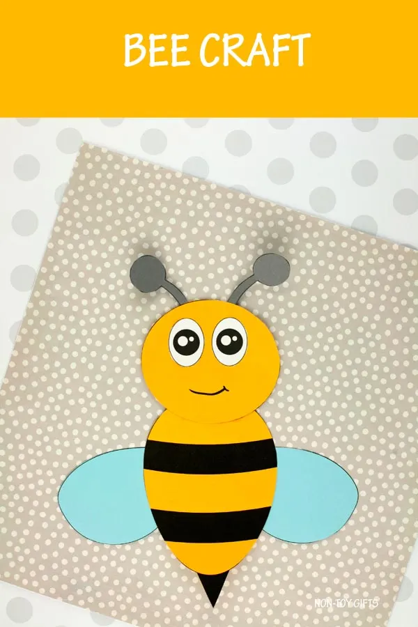 paper bee craft for kids
