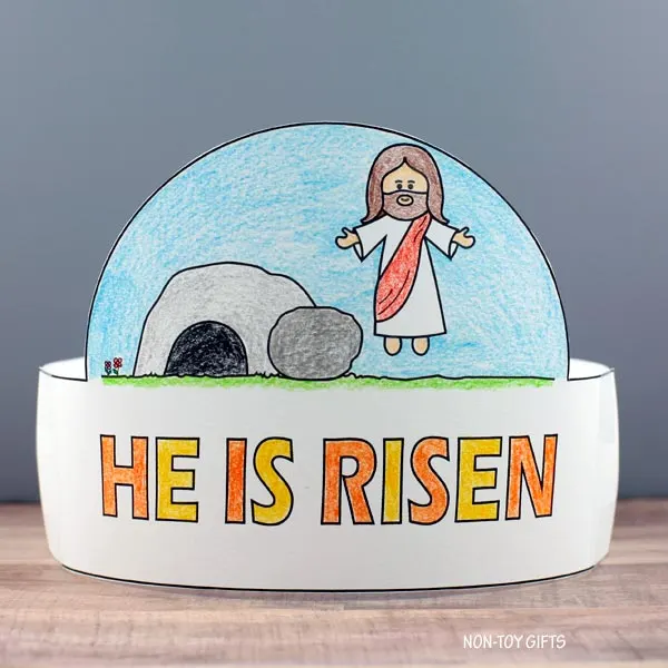 Easter Sunday School He Is Risen headbands
