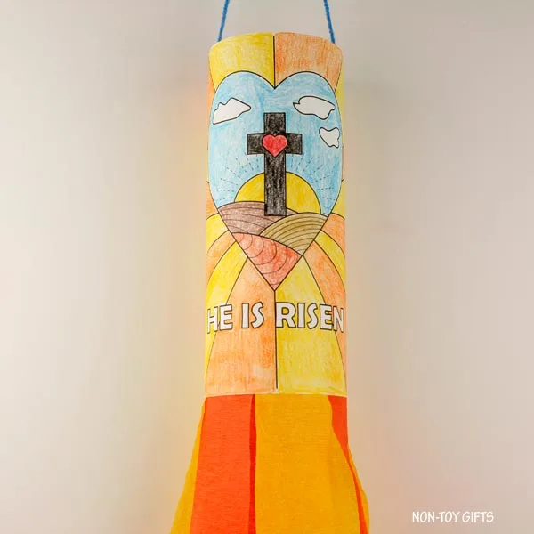 He Is Risen windsock craft