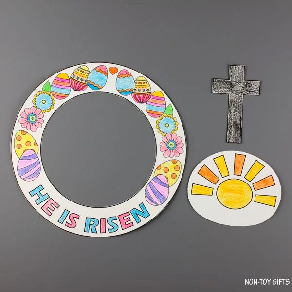 color the template