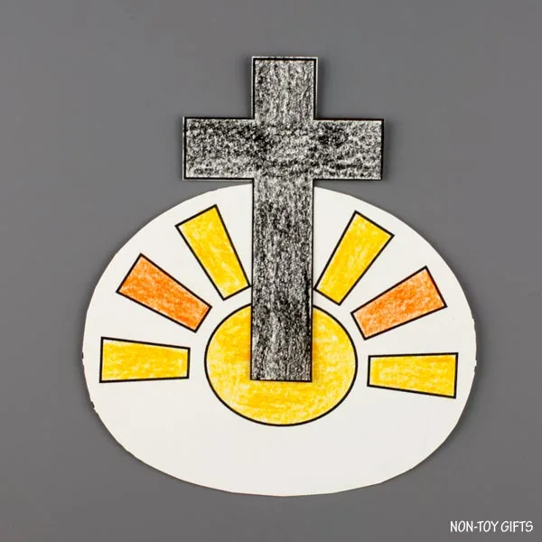 glue cross and sun together