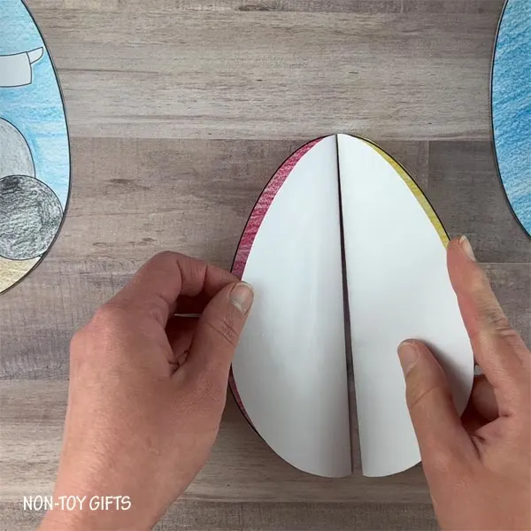 glue first eggs together