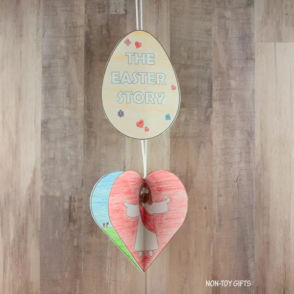 easy The Easter story decoration