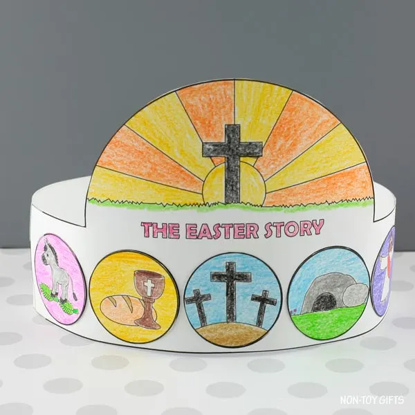 simple religious Easter headband
