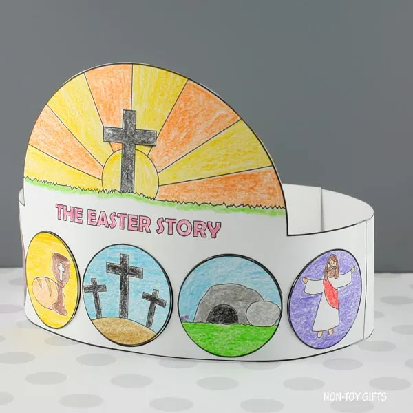 Easter story craft for kids