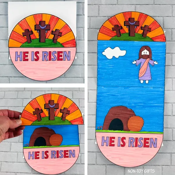 He Is Risen interactive craft for kids