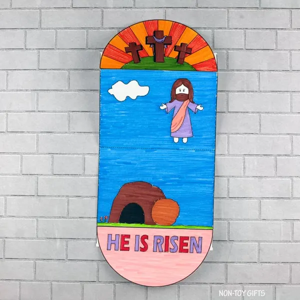 He Is Risen interactive craft for preschoolers