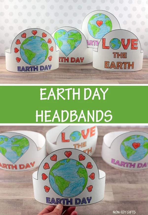 Earth Day headbands for kids