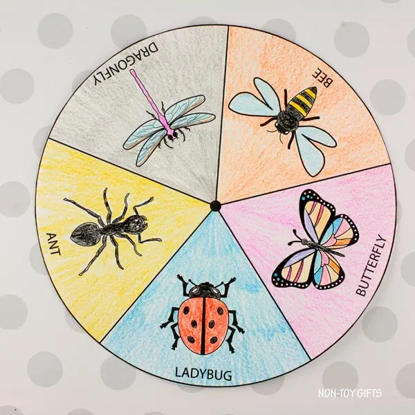 color the spinner