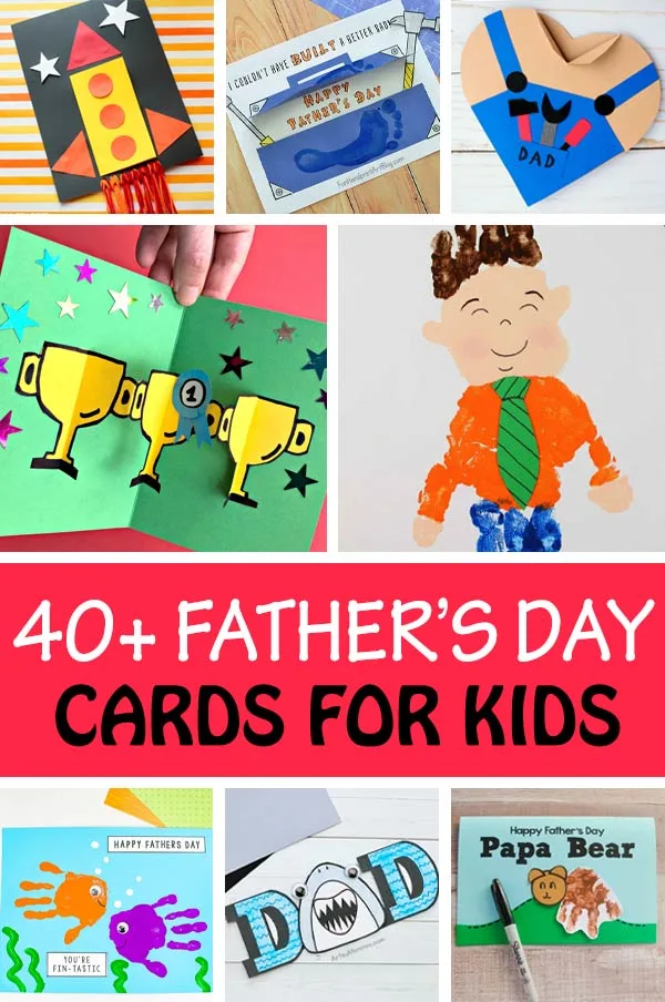 Father's Day cards for kids to make for dad or grandpa