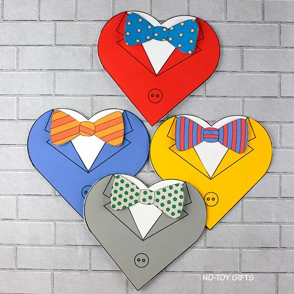 Father's Day bow tie cards
