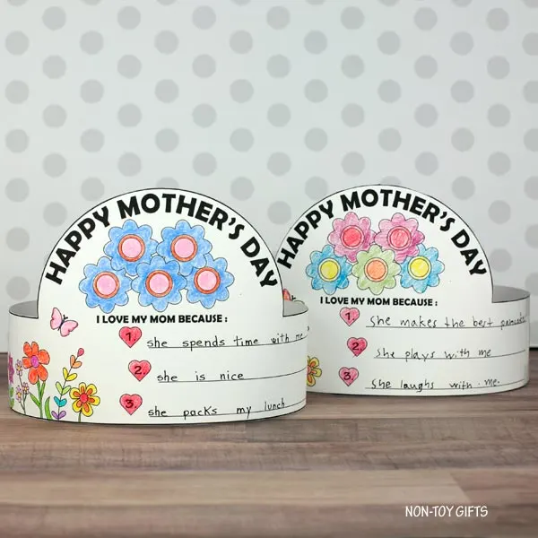 tape paper hats together