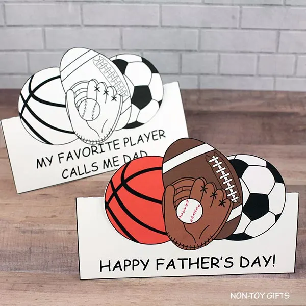 sports card for dad or grandpa for Father's Day