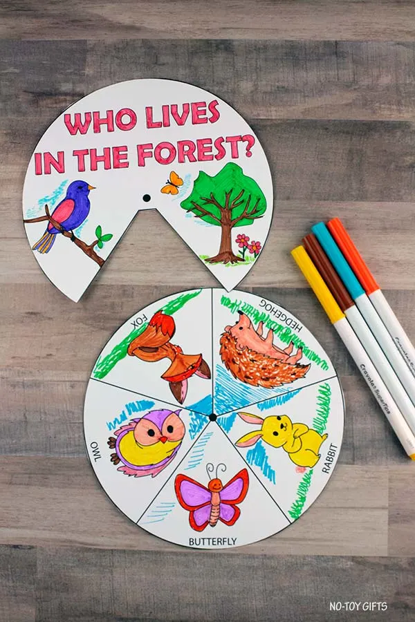 color the spinner and cover