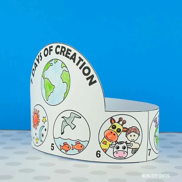 the creation story headband craft for kids