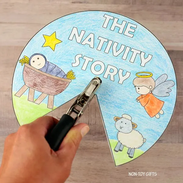 make a hole in the cover