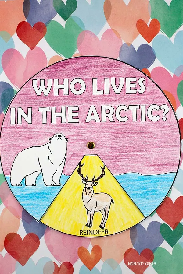 Easy Who Lives in the Arctic craft for preschoolers