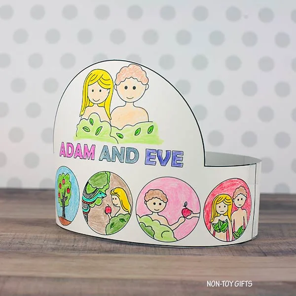 Adam and Eve headband for preschoolers and older kids