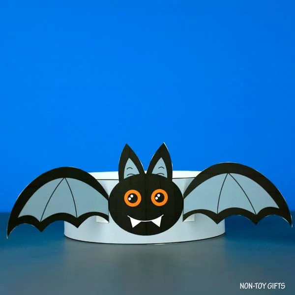 colored bat paper hat