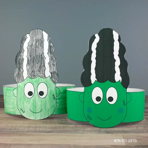 Frankenstein's bride paper hat