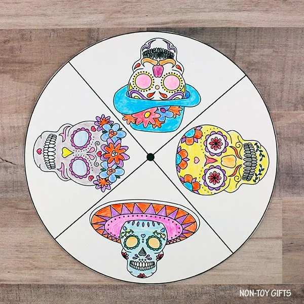 color the wheel