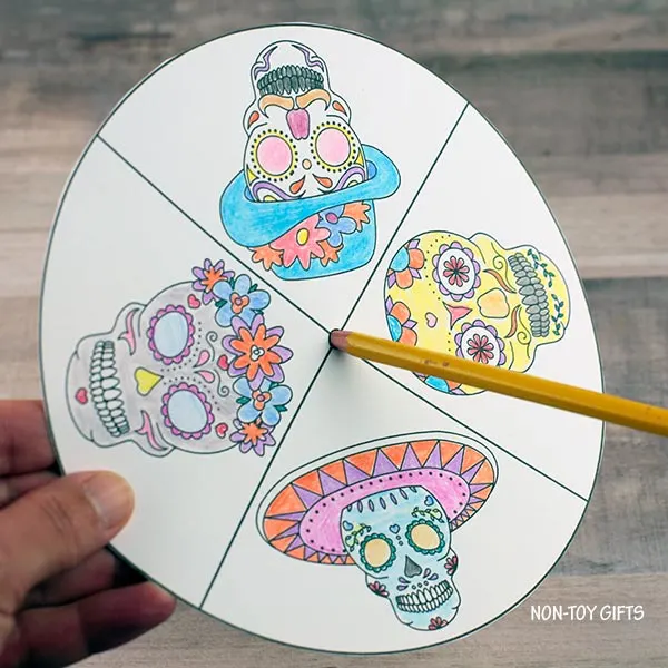 make a hole in the middle of the spinner