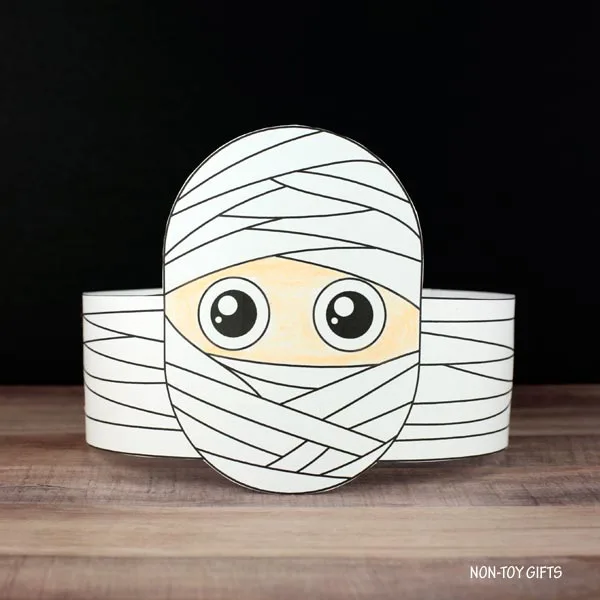 easy mummy headband for kids