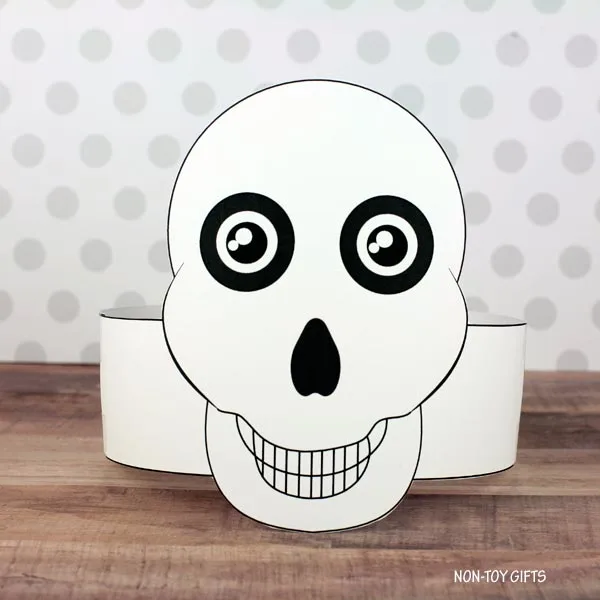 skull craft for kids