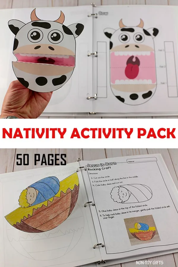 Christmas Nativity activity pack for preschoolers