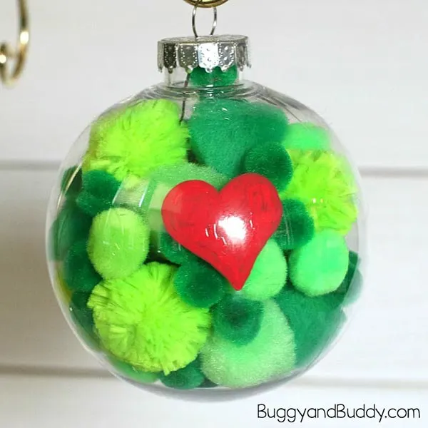 Clear ornament idea for kids