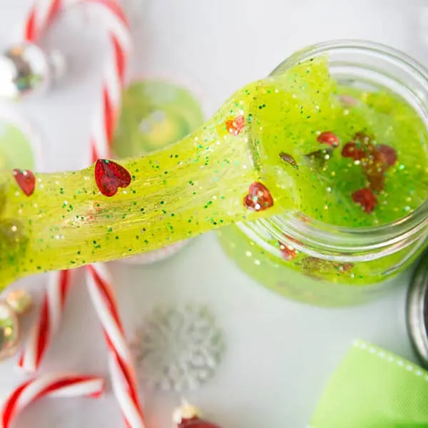 Christmas slime for kids
