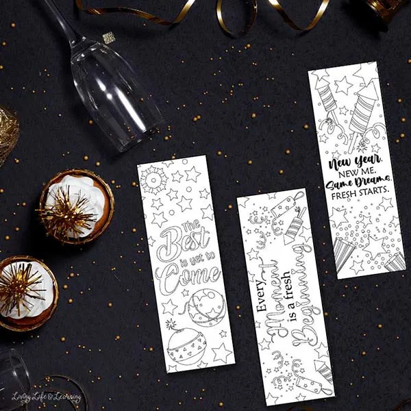 New Year crafts for kids: bookmarks
