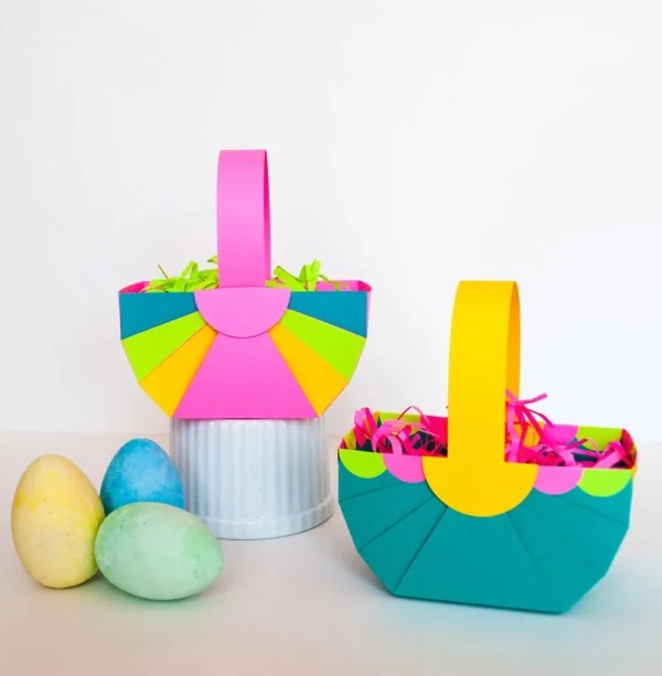 Paper Easter Baskets
