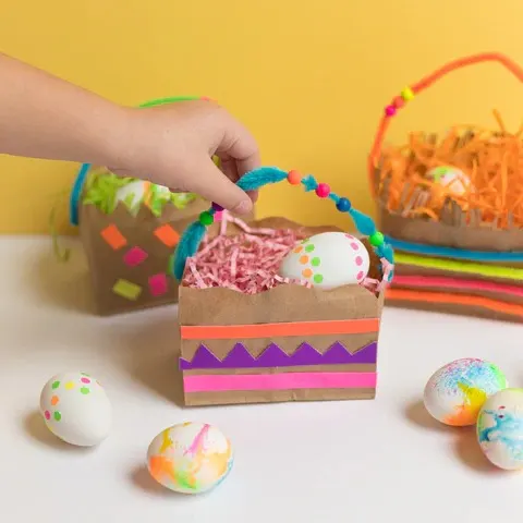 Paper Bag Easter Basket