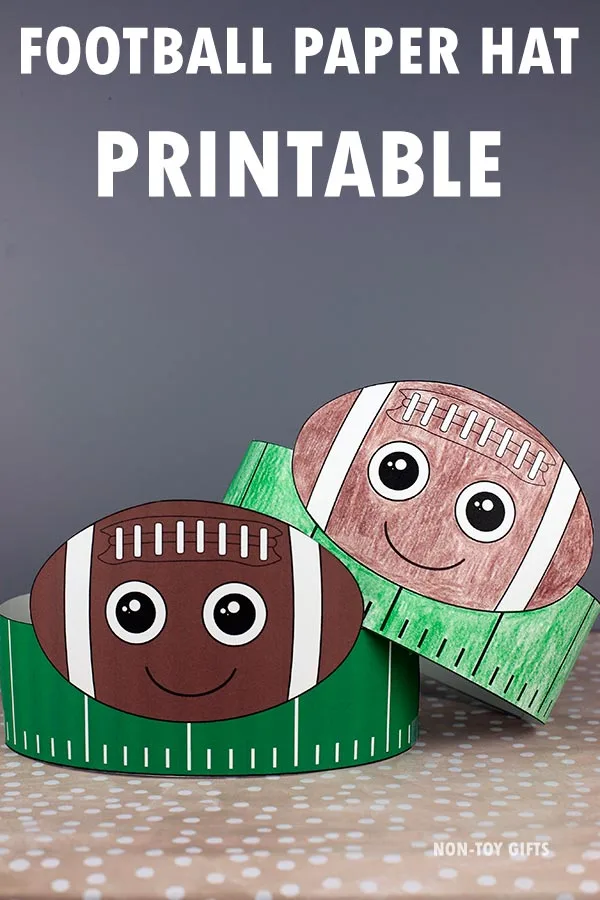 Football headband craft for kids