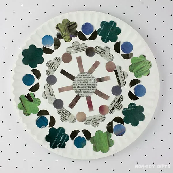 fun newspaper craft for kids