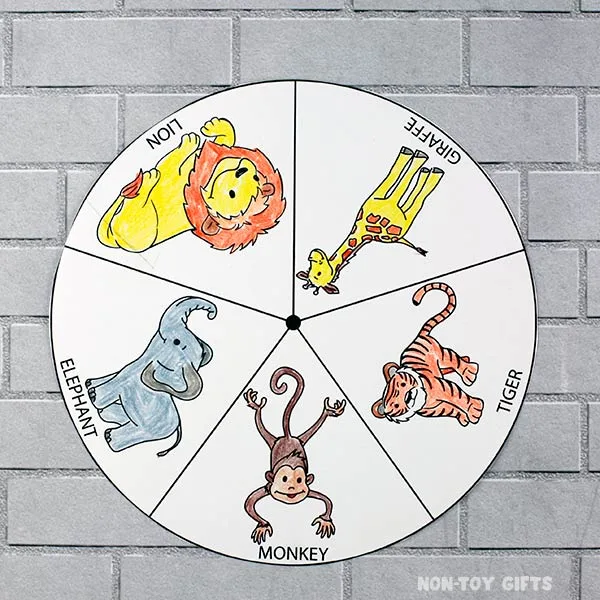 color the spinner