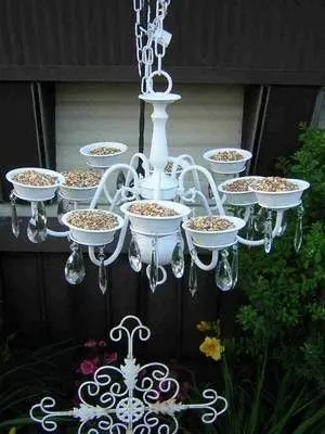 chandelier bird feeder