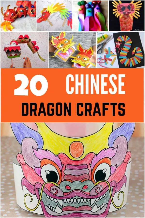 20 Chinese New Year Dragon Crafts for kids