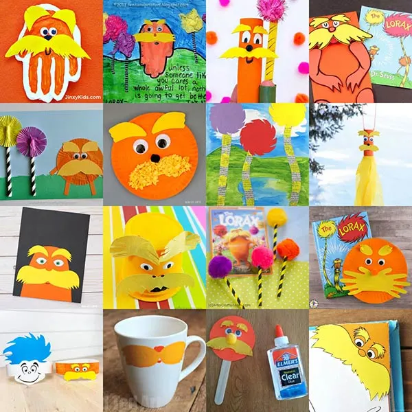 20 Lorax crafts for kids