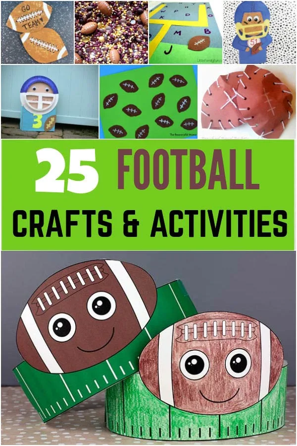 25 football crafts and activities for kids